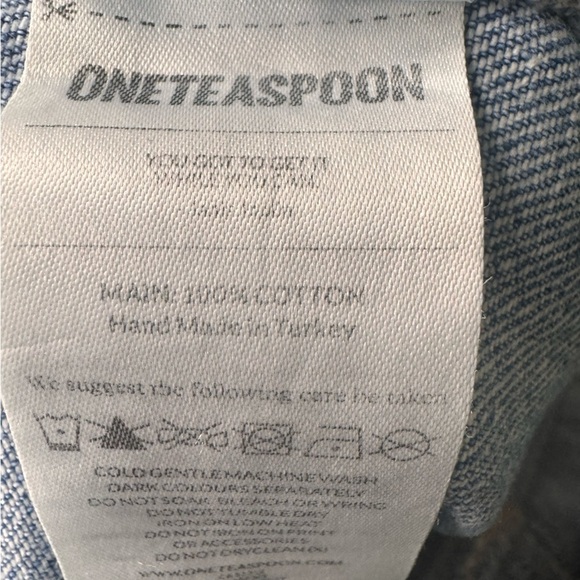 One Teaspoon Street Walkers High Waist 100% Cotton Vintage Inspired Jeans 31 - Picture 12 of 15